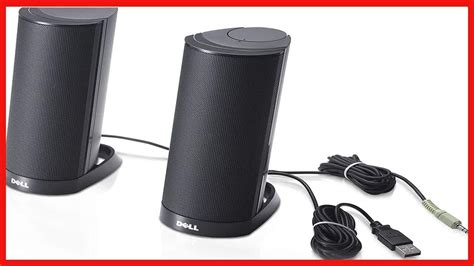 Dell Ax210 Usb Stereo Speaker System W955k Black Youtube