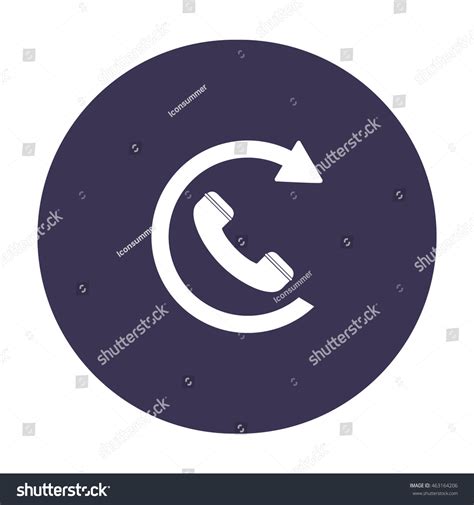 Phone Call Icon Stock Vector Royalty Free 463164206 Shutterstock