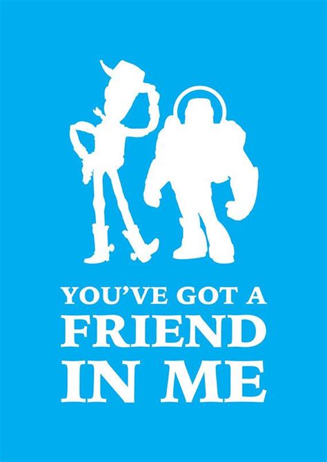 Printable Home Decor Wall Art Youve Got A Friend In Me Toy Story Theme