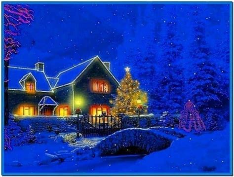 3d Christmas Cottage Screensaver Download Screensaversbiz