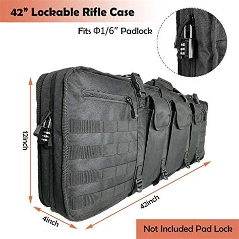 Wholesale Mogaku Tactical Seat Back Rifle Case Lockable Molle Rifle Bag