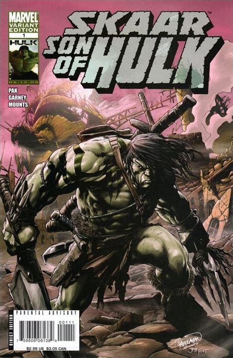 Skaar Son Of Hulk 1 B Aug 2008 Comic Book By Marvel
