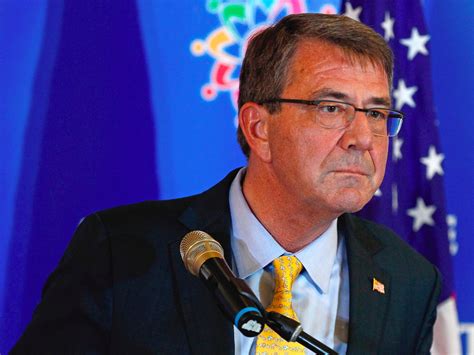Us Defense Secretary Ash Carter Visits Carrier In South China Sea