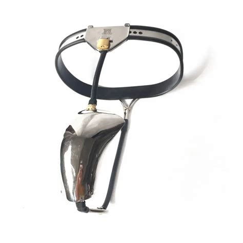 New Stainless Steel Chastity Belt Male Cock Cage Male Chastity Device