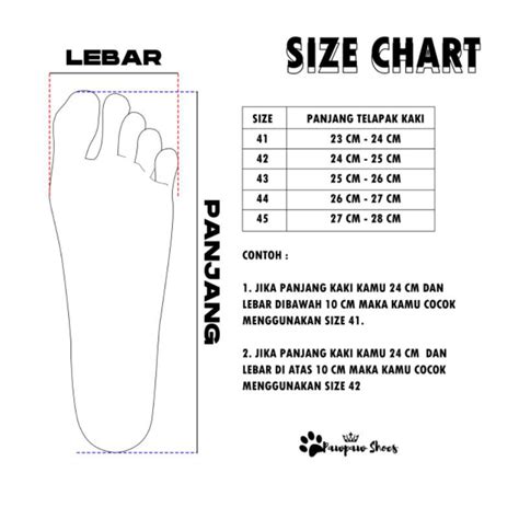 Ukuran Sepatu Cara Menentukan Ukuran Yang Vlr Eng Br