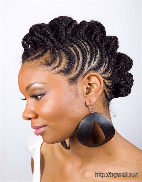 Black Braided Hairstyle Ideas For Short Hair Background