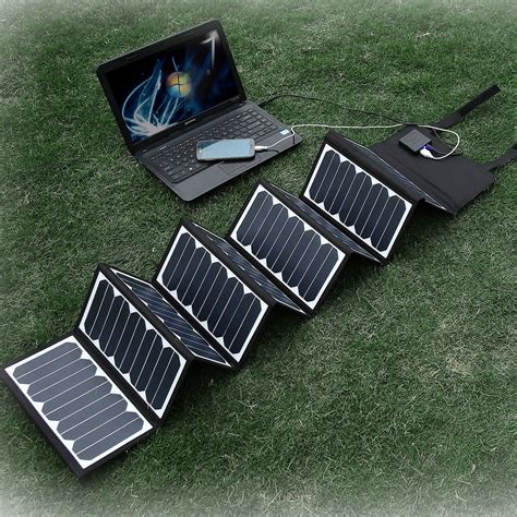 New Release Poweradd High Efficient 60w Foldable Solar Panel