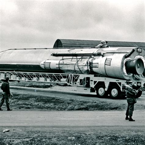 1961 Atlas Missile Delivered To Site At Forbes Afbsite6 Flint Hills