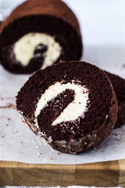 Chocolate Roll Cake Recipe Cart