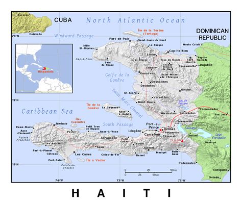 Political Map Of Haiti