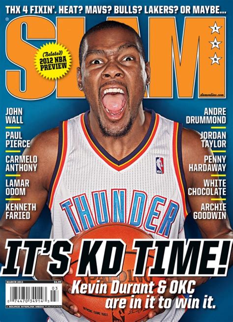 Kevin Durant Slam Magazine Cover Sound In The Signals