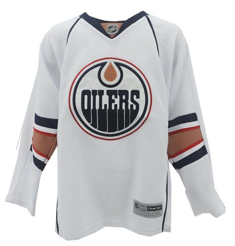 Youth Size Edmonton Oilers Lxl Official Nhl Reebok Jersey New With