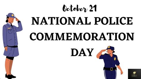National Police Commemoration Dayoctober 21important Lines On