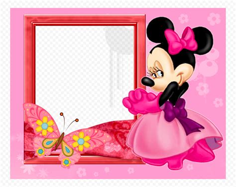 Hd Minnie Mouse Photo Frame For Kids Png Citypng