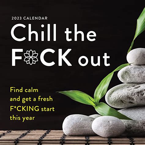 2023 Chill The Fck Out Wall Calendar Find Calm And Get A Fresh F