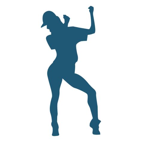 Girl Hip Hop Dancer Silhouette Transparent PNG SVG Vector File