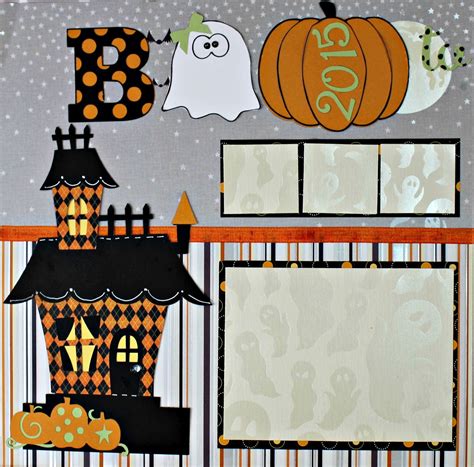Busy With The Cricky Hello Kitty Halloween Layout