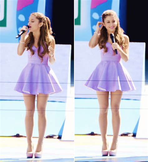 Purple Dress Ariana Grande Ariana Grande Outfits Casual Girly Outfits