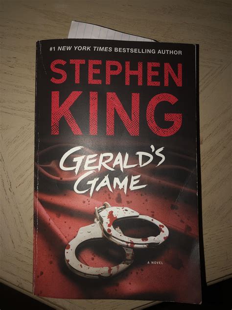 Geralds Game Book Buy I Did A Gerald S Game Fan Poster Stephenking