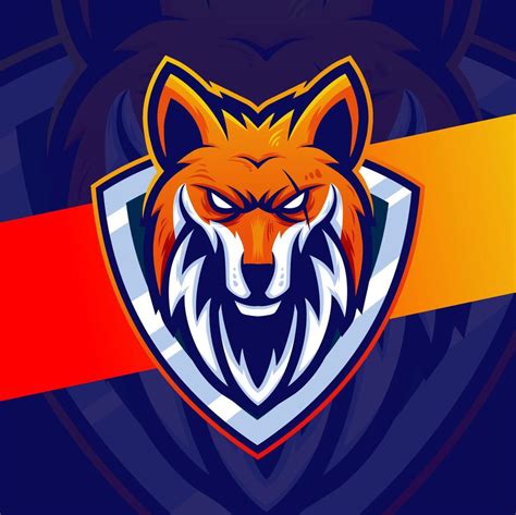 Fox Mascot Illustration Character Great Designs For Esport Logo And