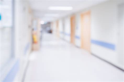 Premium Photo Abstract Blur Hospital Corridor Defocused