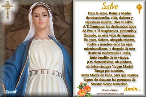 ® Blog Católico Gotitas Espirituales ® Dios Te Salve Reina Y Madre