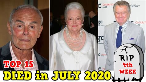 Which Celebrities Have Died In April 2020 Dincog