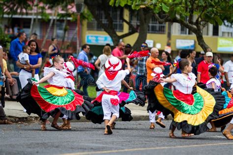 Independence Day Parade Costa Rica Editorial Stock Image Image Of