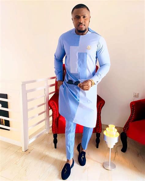 19 Blue Nigerian Native Styles For Male That Are Trending Couture