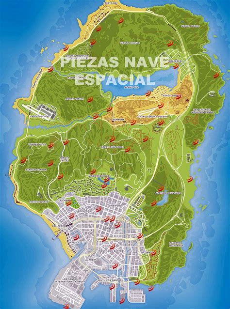 Guía Gta 5 Localización Piezas De La Nave 3djuegos