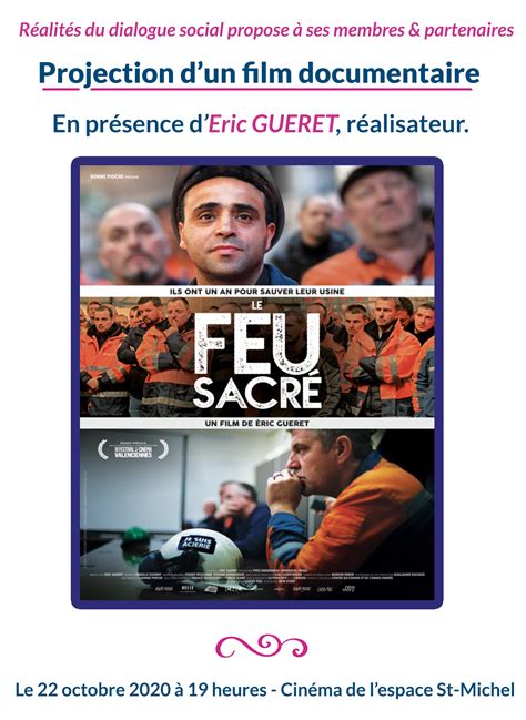 Réalités Du Dialogue Social Cinéma Projection Du Film Le Feu