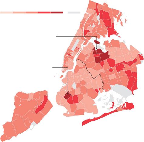 The New York Neighborhoods With The Most Coronavirus Cases Wsj