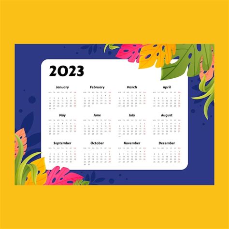 Modelo De Calendar 225 Rio Para 2023 Anos Vetor Premium Imagesee