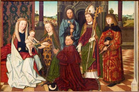 Viena Pintura Medieval A Partir Del Año 1462 En La Iglesia Gótica
