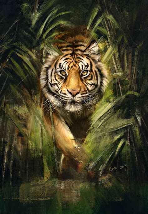 Artstation Procreate Painting Tiger