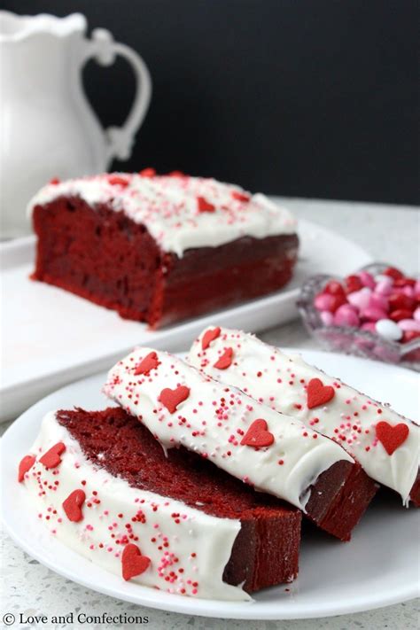 This red velvet cake recipe is modern and easy. Red Velvet Pound Cake with Cream Cheese Frosting ...