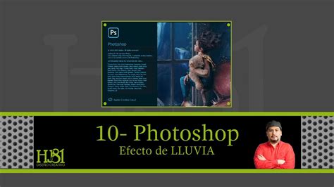 Efecto De Lluvia En Photoshop Youtube