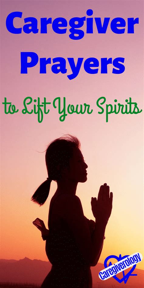 Caregiver Prayers To Lift Your Spirits Artofit