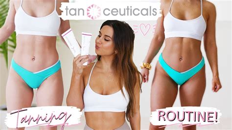 POP THEM GAINS MY AT HOME SELF TANNER ROUTINE FOR MUSCLE DEFINITION W