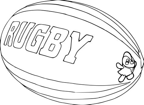 Dessins de filles a imprimer gartuitement. Coloriage Ballon de Rugby à imprimer sur COLORIAGES .info