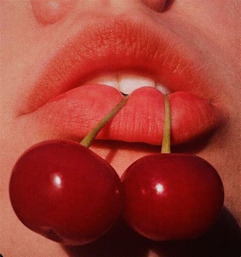 cherry lips aesthetic collage lips drawing red aesthetic