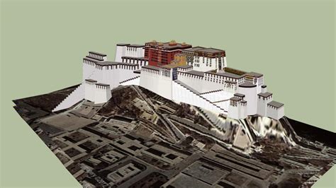 Potala Palace In Lhasa Tibet 3d Warehouse
