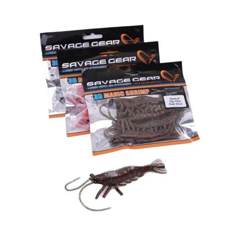 Savage Gear Manic Shrimp 10cm 4pcs Eurotackle Nl