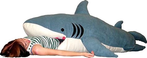 original chumbuddy shark sleeping bag stuffed version amazon ca toys and games
