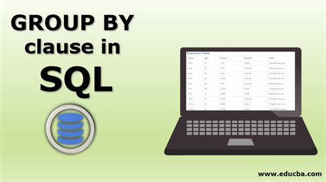Group By Clause In Sql Sql Group By Clause With Example