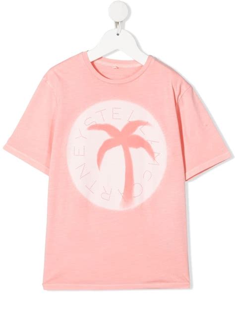 Stella Mccartney Kids Palm Tree Print T Shirt Farfetch