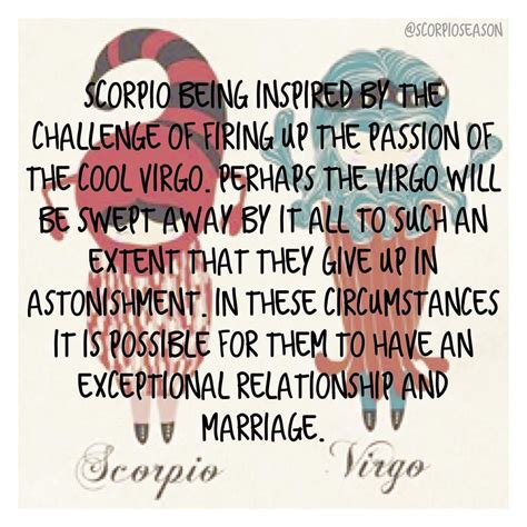 Scorpioseason Virgo Relationships Virgo Scorpio Compatibility