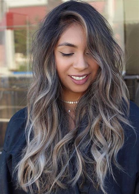 60 shades of grey silver and white highlights for eternal youth balayage hair blonde hair