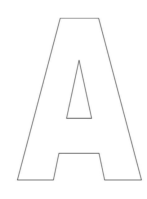 Alphabet Letter Templates Alphabet Templates