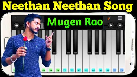 Srihariviswa + pothselvisrihariviswa + pothselvi. Neethan Neethan song mugen rao | piano tutorial | mugen ...